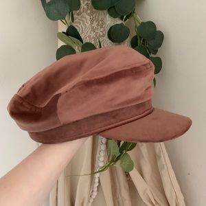 NWOT Velvet Blush Cabby Hat